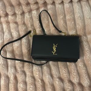 Authentic YSL Monogram Phone Holder Crossbody Bag